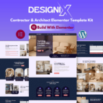DesigniX-Interior Design Elementor Template Kit
