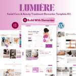 Lumière - Facial Care & Beauty Treatment Elementor Template Kit