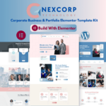 Nexcorp-Corporate Business & Portfolio Elementor Template Kit