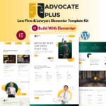 Advocate Plus-Law Firm & Lawyers Elementor Template Kit