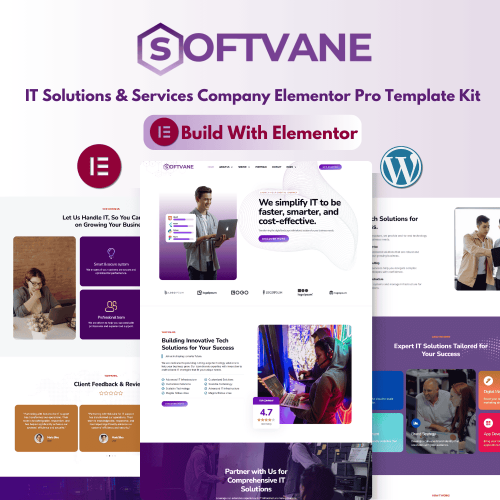 Softvane -IT Solutions & Services Company Elementor Pro Template Kit (1) Softvane -IT Solutions & Services Company Elementor Pro Template Kit - Image 1