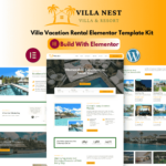 Villa Nest- Villa Vacation Rental Elementor Template Kit